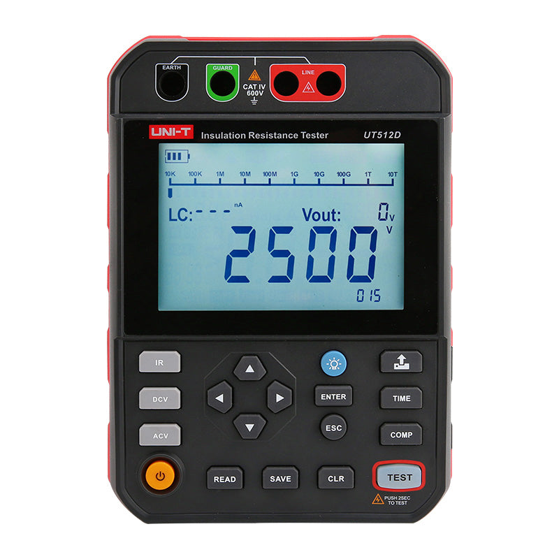 Tester izolačního odporu UNI-T UT512D