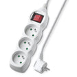 Prodlužovací kabel 3 zásuvky 2m GETI GEC32S s vypínačem