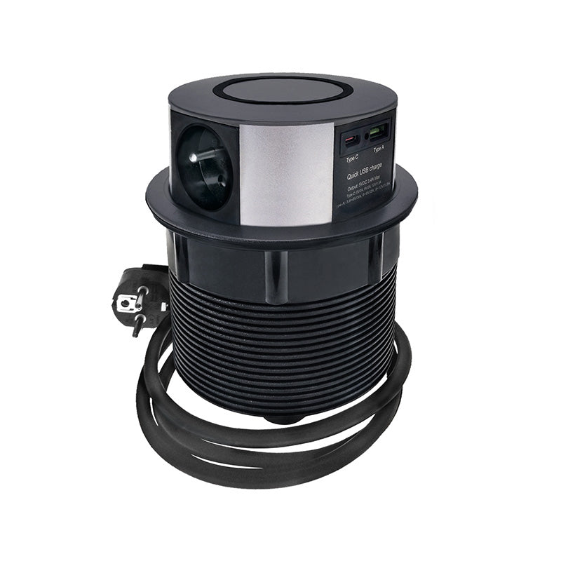 Zásuvkový blok SOLIGHT PP120CW-PD20-B