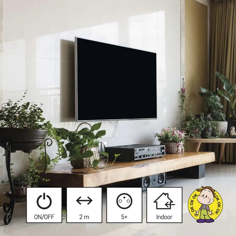 Prodlužovací přívod 5 zásuvek 2m EMOS PC1512