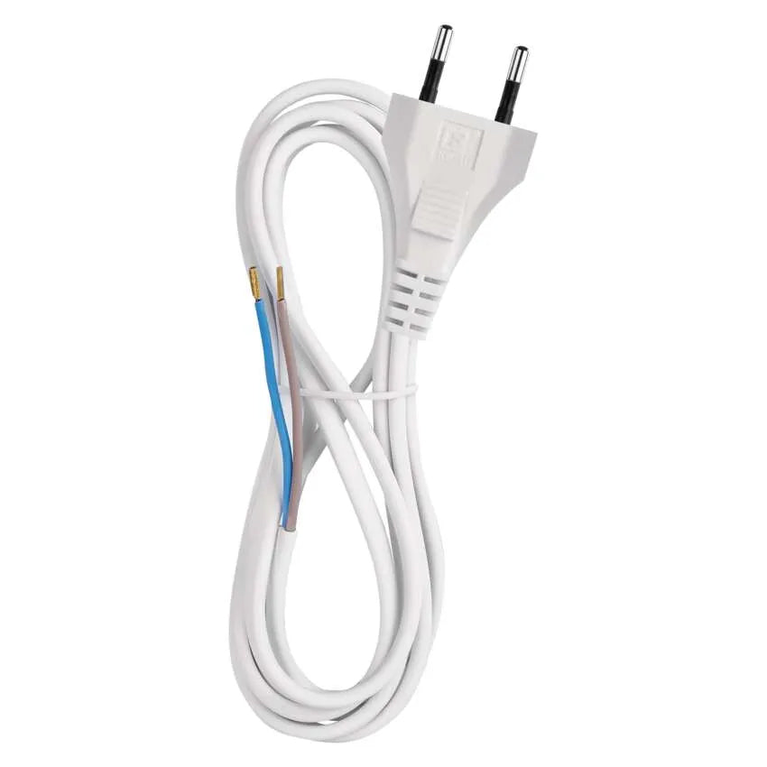Flexo šňůra PVC 2x0,5mm 2m bílá EMOS S12252