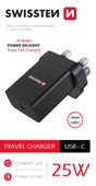 Adaptér cestovní pro iPhone/Samsung SWISSTEN 22045300 pro použití z ČR ve Velké Británii