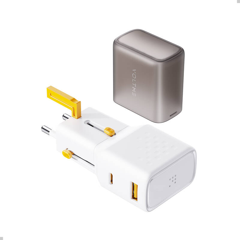 Adaptér cestovní VOLTME Vito Go EzTravel White pro použití v EU/US/UK/AU