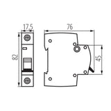 Jistič 10A KANLUX KMB6-B10/1 23141