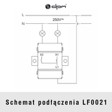 Vypínač DPM LOFT LF0021W