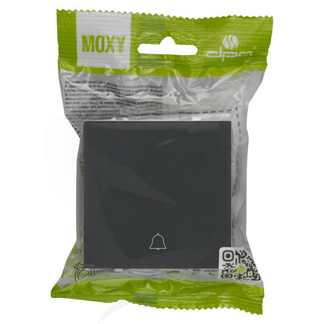 Spínač zvonkový DPM MOXY MOX1020B černý