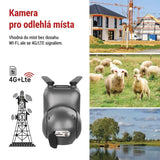 GoSmart venkovní otočná kamera EMOS IP-6000 OWL s 4G/LTE, šedá, Tuya