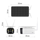 GoSmart venkovní bateriová kamera EMOS IP-600 EYE s WiFi a solárním panelem