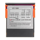 Digitální termostat STC-1000, rozsah -50~99°C, napájení 230VAC