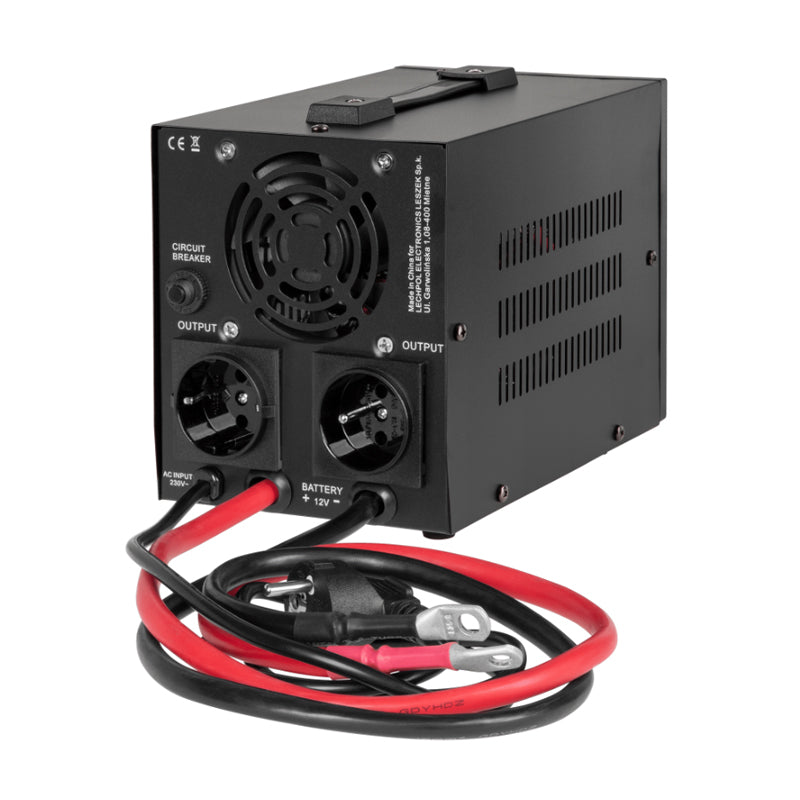 Zdroj záložní KEMOT PROsinus-800-LFP4 12V 230V 800VA 500W Black