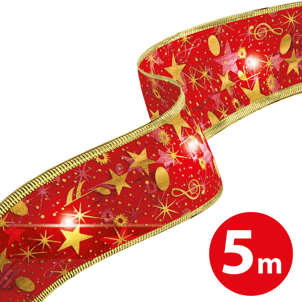 Stuha vánoční LED FAMILY 58933J 5m