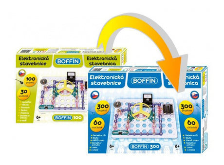 Elektronická stavebnice BOFFIN I 100 - rozšíření na BOFFIN I 300