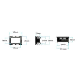 Časový spínač 0-999sec, 0-999min, 0-999hod se dvěma časy
