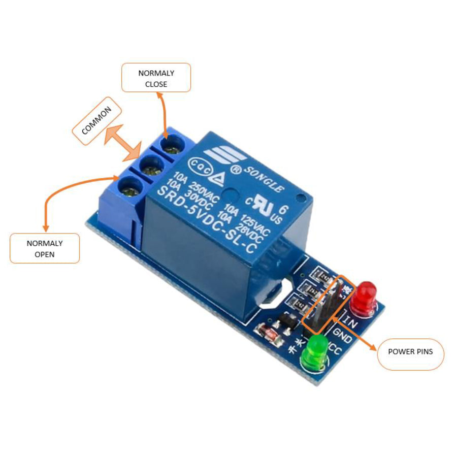 Modul relé 1-kanál 12V High level