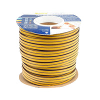 Těsnění do oken a dveří samolepící 9x5,5mm TYP P hnědé 100m - rozbaleno - mírně naříznutý v 1.místě