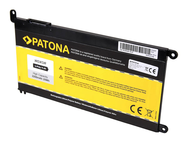 Baterie pro notebooky Dell Inspiron 15 5568/13 5368 3400mAh Li-Pol 11,4V PATONA PT2835 - rozbaleno