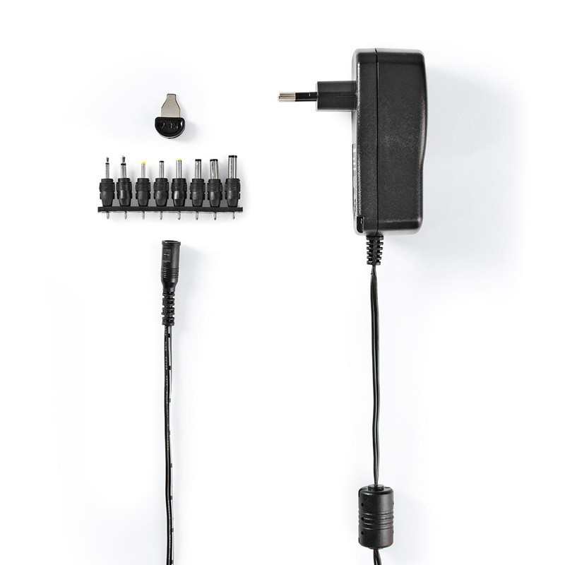 Adaptér pro notebooky NEDIS ACPA109 3V/12V 1,5A 18W univerzální - rozbaleno - mírně roztržený obal
