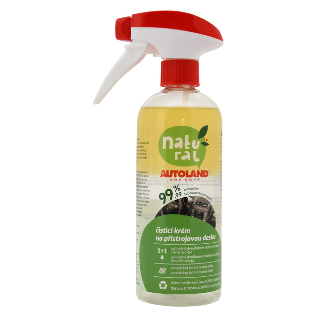 Čistič přístrojové desky AUTOLAND NATURAL ECO 500ml - rozbaleno - po spotřebě (18. 5. 2024)