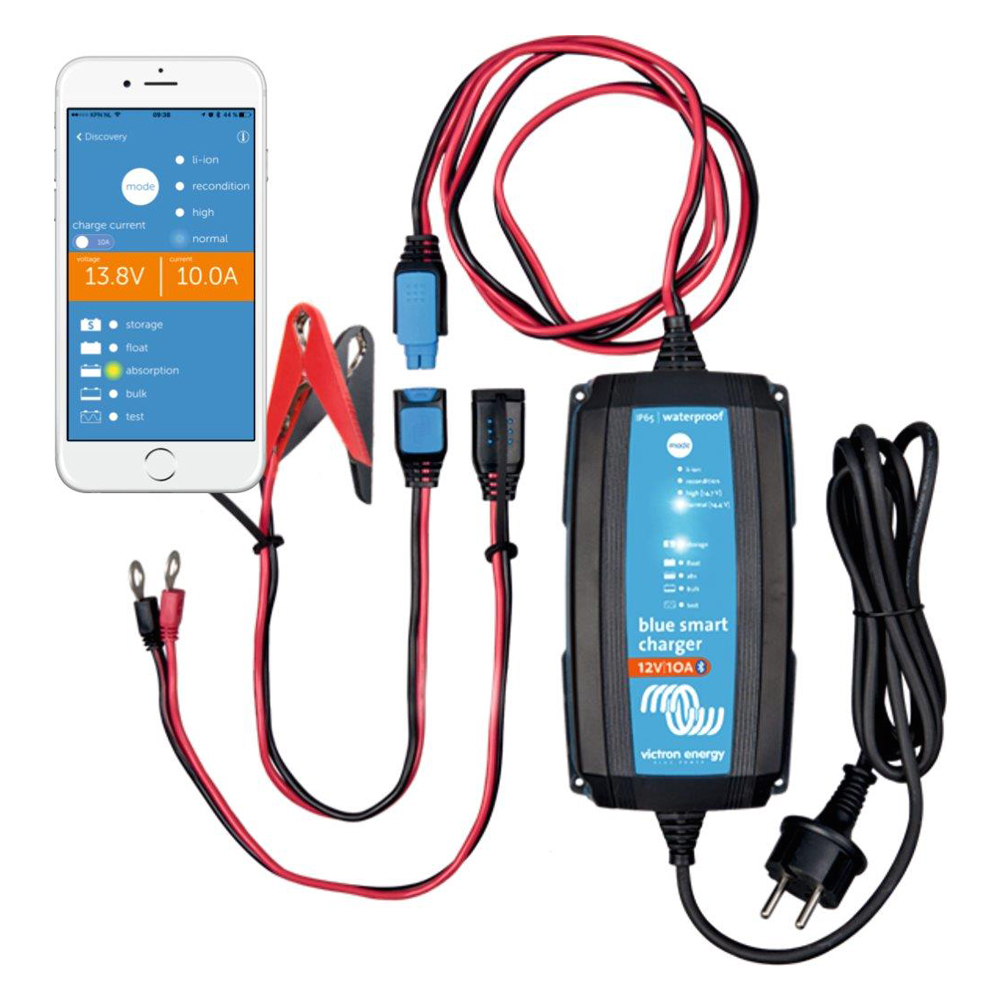 Nabíječka baterií Victron Energy BlueSmart 24V/ 5A IP65+DC konektor (Bluetooth) - rozbaleno/přelep.