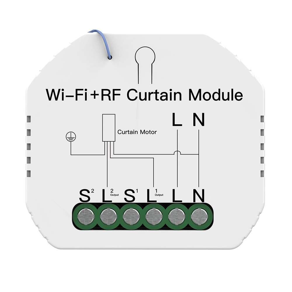 Smart ovladač žaluzií a rolet MOES Curtain Switch Module MS-108WR WiFi Tuya - rozbaleno