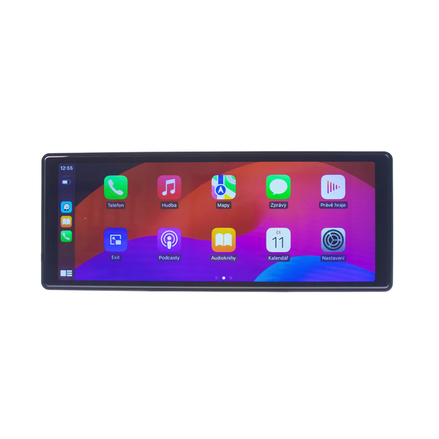 Displej Apple CarPlay / Android Auto CARCLEVER DS-126CAA - rozbaleno - poškozený obal,