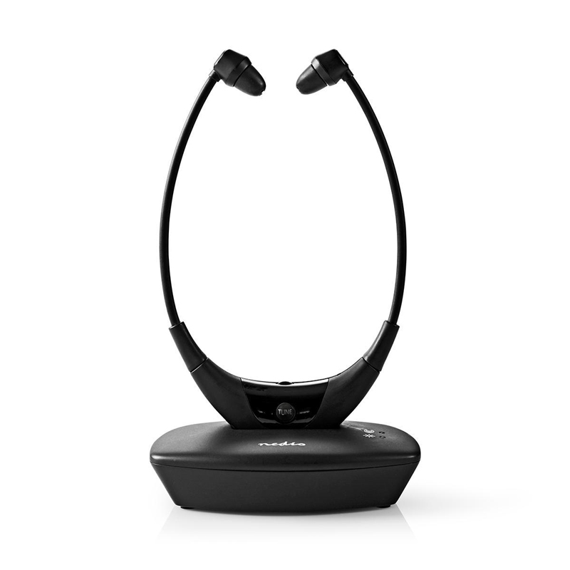 Sluchátka NEDIS HPRF010BK Black - rozbaleno - poškozený obal