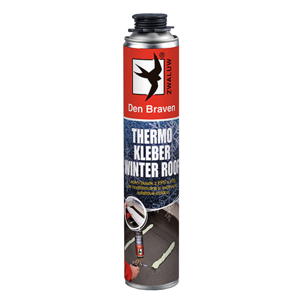 Lepidlo DEN BRAVEN THERMO KLEBER ROOF WINTER pistolové 750ml - rozbaleno - bez víčka