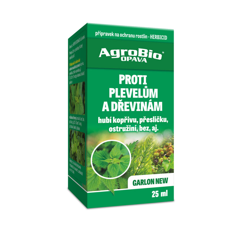 Přípravek k hubení dřevin, buřeně a dvouděložných plevelů AGROBIO Garlon New 25ml - expirace 3/2026