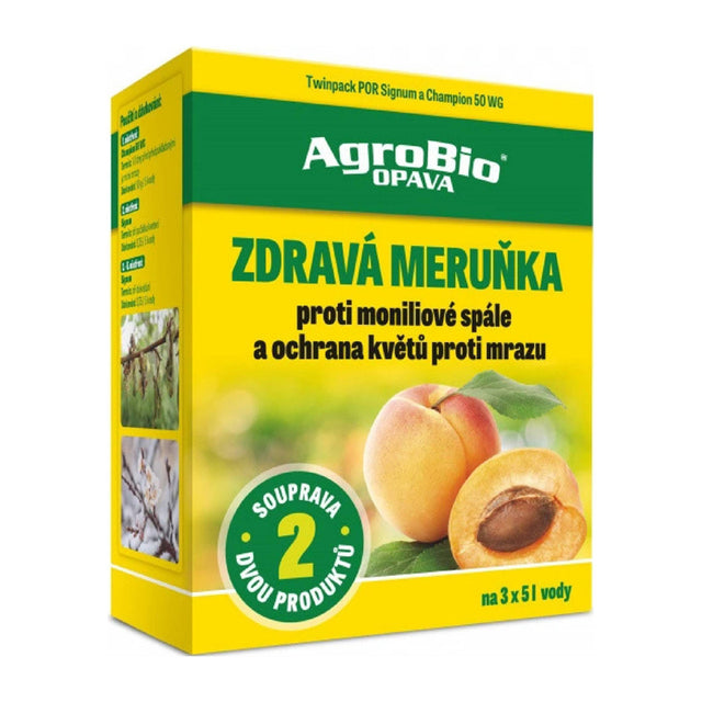 Přípravek proti moniliové spále a k ochraně květů proti mrazu AGROBIO Zdravá Meruňka - rozbaleno