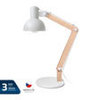 Lampa stolní GETI GTL102W bílá - rozbaleno - poškozený obal.