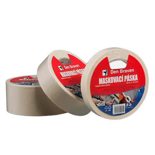Páska krepová DEN BRAVEN maskovací 30mm x 50m - spotřeba 03/2026