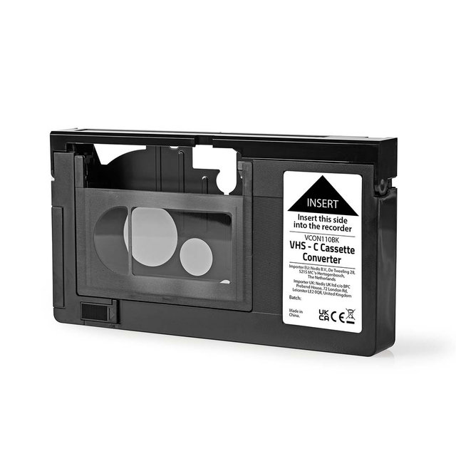 Převodník VHS-C/VHS NEDIS VCON110BK - rozbaleno