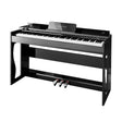Piano digitální KRUGER & MATZ KMDP-135 Black - rozbaleno - poškozený obal, kontrolně sestaveno