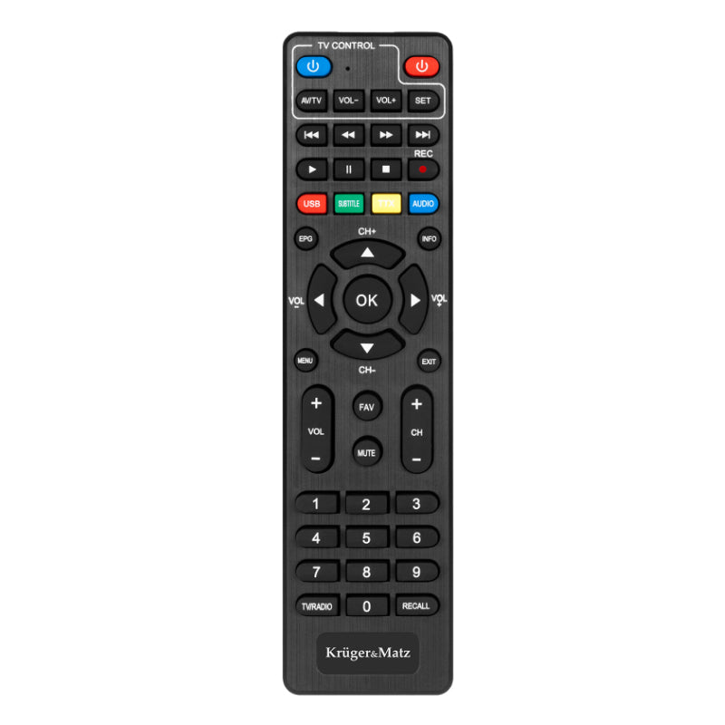 Ovladač dálkový pro set-top box KRUGER & MATZ KM0550 - rozbaleno - bez orig. obalu