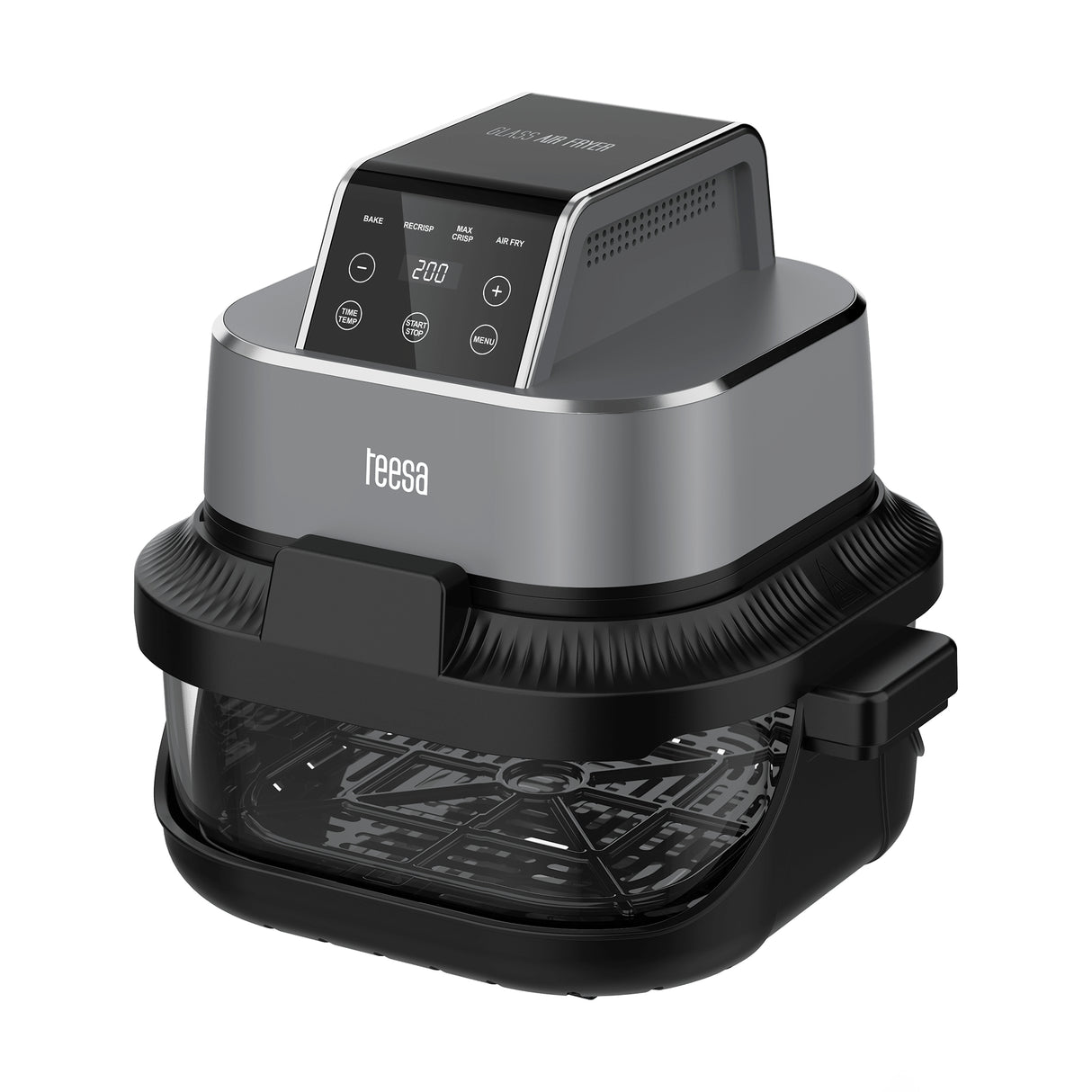 Fritéza TEESA Glass Air Fryer TSA8090 - rozbaleno, poškozený obal