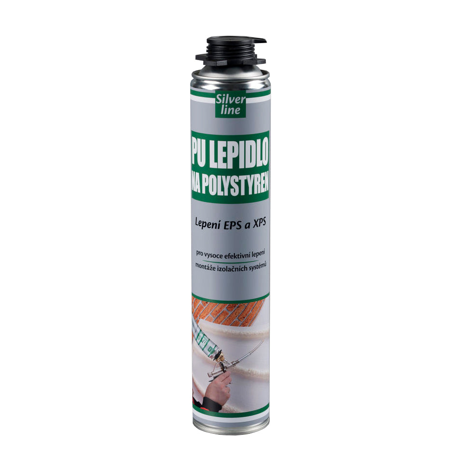 Lepidlo na polystyren DEN BRAVEN SILVER LINE pistolové 750ml - rozbaleno - chybí víčko