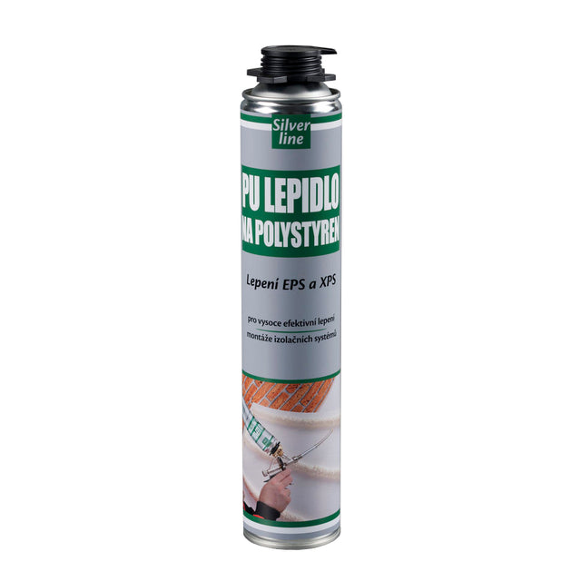 Lepidlo na polystyren DEN BRAVEN SILVER LINE pistolové 750ml - rozbaleno - chybí víčko