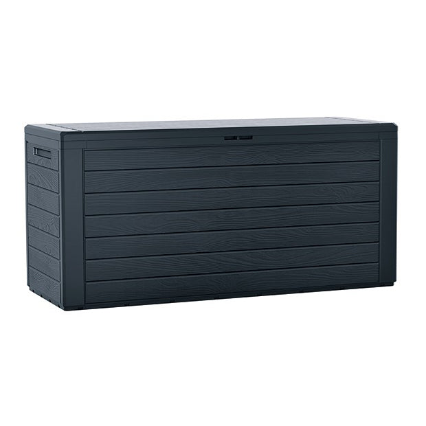 Box zahradní WOODEBOX antracit 116 cm - 280L - rozbaleno