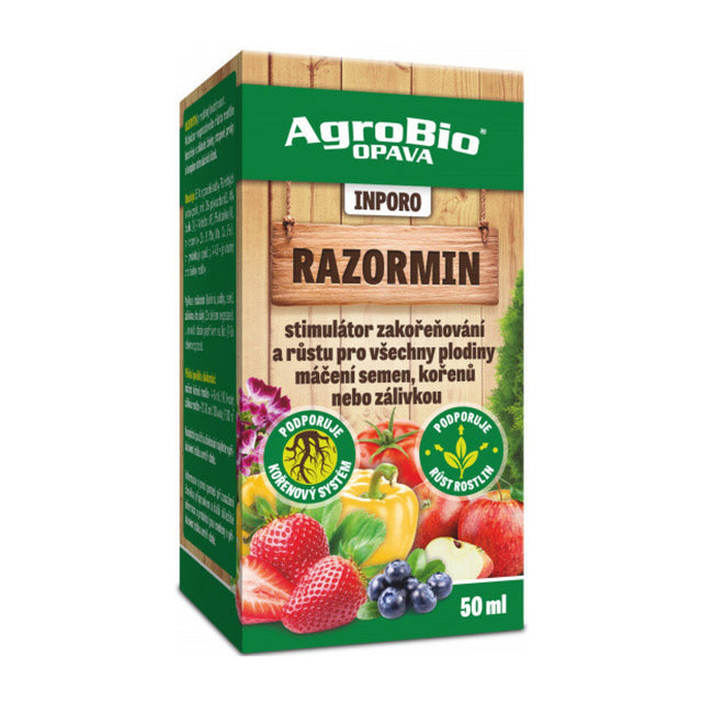 Stimulátor zakořeňování AGROBIO Inporo Razormin 50ml - expirace 30. 3. 2026