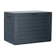 Box zahradní WOODEBOX antracit 78 cm - 190L - rozbaleno