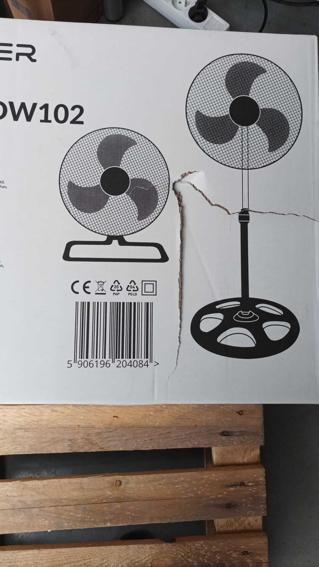 Ventilátor LTC WT04C - rozbaleno - mírně poškozený obal