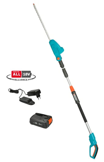 Nůžky na živý plot AKU GARDENA THS 42/18V P4A teleskopické - rozbaleno