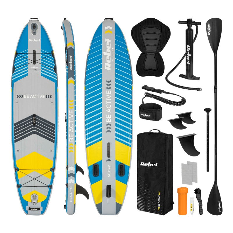 Paddleboard REBEL RBA-4518-BL Blue - rozbaleno - poškozený obal
