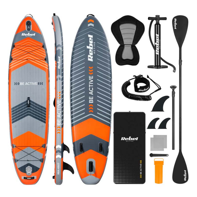 Paddleboard REBEL RBA-4507 Orange - rozbaleno - jemně poškozený obal