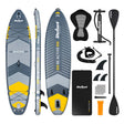 Paddleboard REBEL RBA-4507 Grey - rozbaleno - mírně poškozený obal